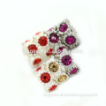 Fashion wheel alloy bead with stone zinc alloy big hole jewelry accessories